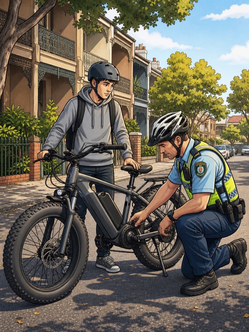 BikeHero Legal or Lethal illustrated road-rule scenario